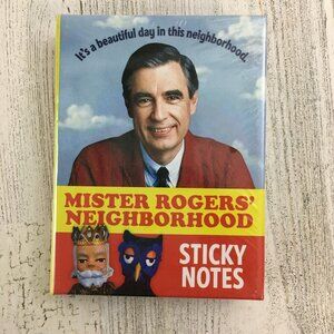 Mister Rogers' Neighborhood Sticky Notes Notepads Mr. Rogers